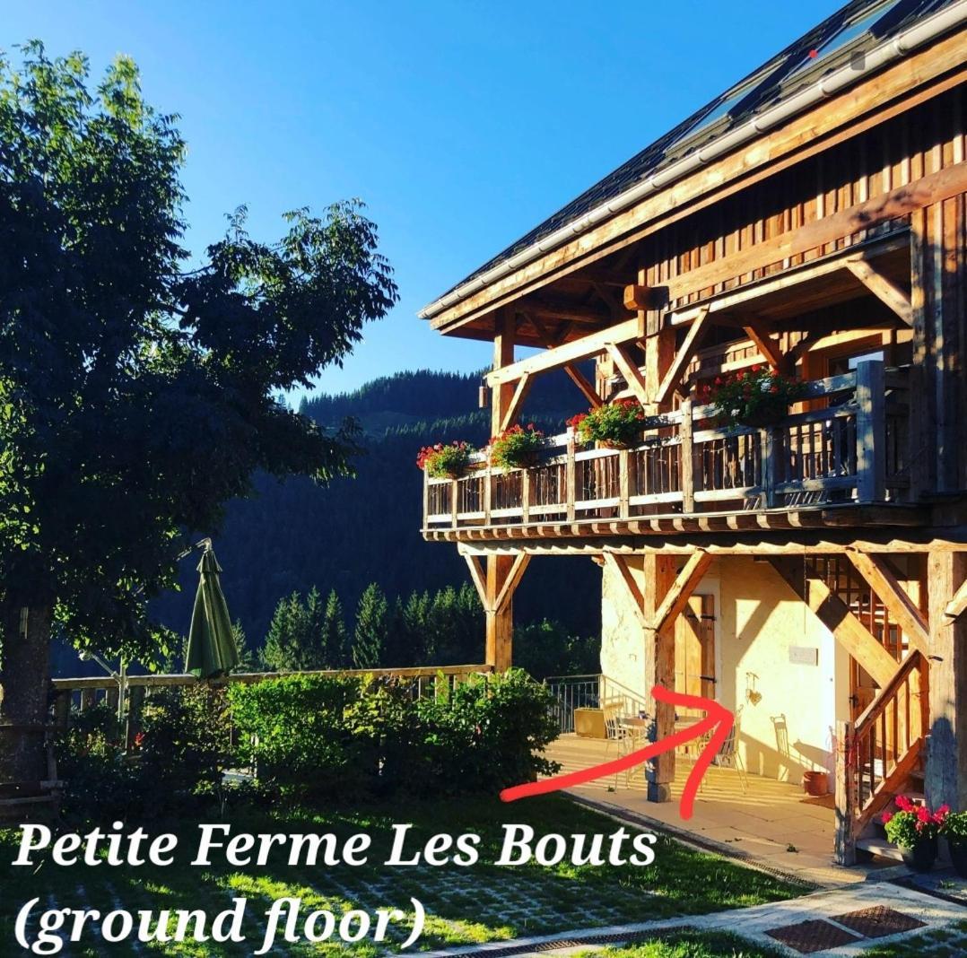 'Petite Ferme Les Bouts' Apartment, Sleeps 6, Nr Morzine La Cote d'Arbroz Exterior photo